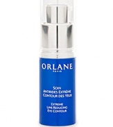 Extreme Line Reducing Care Eye Contour. Reduce the appearance of lines and wrinkles in minutes. Smoothes and diminishes the appearance of crow's feet. Helps fade the appearance of wrinkles. Helps eye sparkle with new youthfulness. Lastingly hydrates the skin. 0.5 oz pump bottle. 