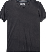 More than just your basic basic, this granite-wash t-shirt from DKNY features a weathered look that won't wear down.