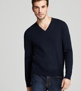 Michael Kors Solid V neck Sweater