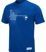 Join the big leagues in style, comfort and team spirit with this Los Angeles Dodgers graphic t-shirt from Majestic.