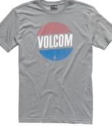 With a relaxed retro vibe, this Volcom tee gives that cool vintage look you like.