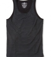 High marks across the board. You'll get great style and comfort results with this striped tank from American Rag.