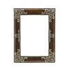 Display memories in this intricate, hand-enameled frame, adorned with topaz Swarovski crystals.