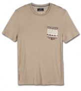 Give your style a casual call out with this soft crew neck t-shirt from Buffalo David Bitton.