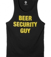 Leave no beverage behind. This Hybrid tank is great for the guy who likes to party.