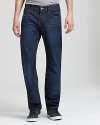 7 For All Mankind Austyn Straight Leg Jeans in Swedish Blue Wash