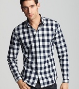 Paul Smith Long Sleeve Sport Shirt - Slim Fit, Barrel Cuffs