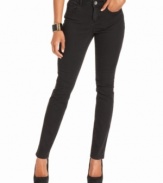 The skinniest fit with just the right amount of stretch makes DKNY Jeans' jeggings perfect for everyday style. The black wash is so versatile, too!