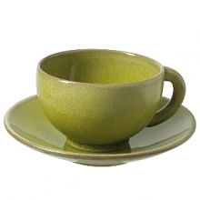 Upscale casual china with a flair of color. An exciting way to update your table.Available in avocado, cherry, orange, and lemon.