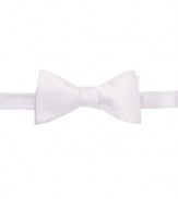 There's something to be said for a classic. This Countess Mara bowtie is instant sophistication.