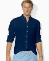 Polo Ralph Lauren Solid Linen Sport Shirt - Classic Fit