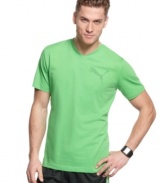 Get back to basics with your sportswear. This T shirt from Puma is everything you need to get moving.