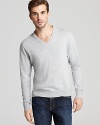 Michael Kors Solid V Neck Sweater