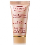 An intensive at-home treatment that restores the youthful beauty of the lips and lip contour in total comfort. The sugar-based exfoliator gently brushes away dead skin cells, smoothing the entire lip and lip contour area for better lipstick application and to instantly hydrate and plump lips. With each treatment, lips look fuller and healthier. 0.6 oz. 