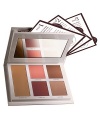 Ultra-sheer, blendable palette was inspired by Mercier's work with celebrity clients, who wanted a universal compact that would wake up their skin and give them an immediate healthy glow. Palette includes: 1 bronzer veil, 2 cheek veils and 2 glow veils. 100% of the profits from the sale of this product will be donated to the Laura Mercier Ovarian Cancer Fund. 