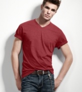 Build up your basics. This T shirt from INC International Concepts will be your casual must-have.