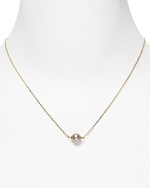 This floating pearl pendant necklace from Majorica is simply elegant.