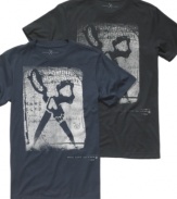 These graphic t-shirts from Marc Ecko make the cut for your casual wardrobe.