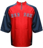 Be prepared for extra innings! This Boston Red Sox MLB convertible jacket from Majestic is a fan's best kept secret to staying comfortable in any weather.