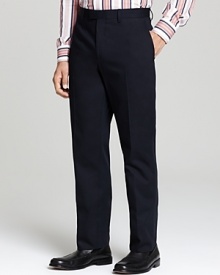 With a slim fit and classic style, these luxe Salvatore Ferragamo sport pants are a sleek 7-day essential.