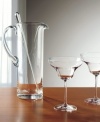 Stir and serve up your favorite cocktails in style with this simply sophisticated martini pitcher from Marquis by Waterford. Includes stirrer.