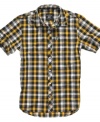 Check this shirt from LRG into your casual wardrobe for spring style.