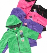 Brighten up her day with one of these fashionably sporty hoodies from Puma.