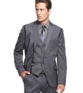 A classic blazer like this from INC International Concepts garners your the attention you want in a sharp business look.