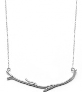 Branch out! Studio Silver's chic pendant necklace features an intricate tree branch design in sterling silver. Approximate length: 18 inches. Approximate drop: 2 inches.