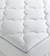 Offering an instant, premium pillowtop for your bed, the Sealy Crown Jewel luxury mattress pad is filled to the brim with hypoallergenic down alternative for a super luxurious night's sleep. 100% pure cotton sateen is cloud-quilted for an even softer hand. Also features a ReliaGrip® skirt for a snug, secure fit, even on extra thick mattresses.