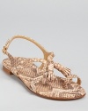 Stuart Weitzman Sandals - Flapper Tassel Flat