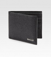 The perfect combination of luxury and functionality, crafted in textured calfskin leather with two billfold compartments, six card slots and a silver logo detail.Two billfold compartmentsSix card slotsLeather4W x 3½HMade in Switzerland