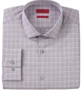 A fresh checked shirt is the perfect fit for the modern man. Let this Hugo Boss shirt update your wardrobe.