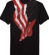 Salute your casual style with this patriotic t-shirt from Rocawear.