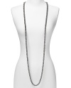 Exude an effortless style with Carolee's faceted beaded rope necklace. Whether worn long or coiled, this simple strand gives day-to-day staples a hit of fuss-free sparkle.