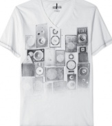 Listen up: this graphic t-shirt from Kenneth Cole Reaction is going to make some style noise in your summer wardrobe.