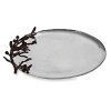 Michael Aram Olive Branch Oxidized Serving Plate