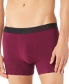 Light weight and breathable boxer brief by Calvin Klein is form fitting and comfortable -you may forget you have them on.