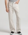 John Varvatos Star USA Garment Dyed Linen Slim Fit Pants