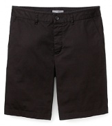 Vince Trouser Cotton Stretch Shorts