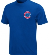 Team up! Get into the spirit of the season by supporting your Chicago Cubs with this MLB t-shirt from Majestic.