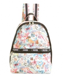 You might carry your basics in it, but there's nothing basic about this fun backpack from LeSportsac.