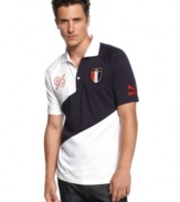 Use preppy style to give props to your favorite country in this polo shirt from Puma.