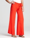 Work the season's boldly hued leg trend with these breezy Splendid pants, complete with a tie waist for feminine polish.