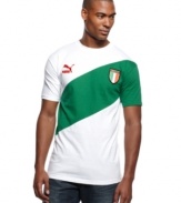 Show off. Take your support to the next level with this country badge t-shirt from Puma.