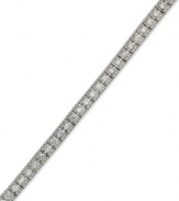 Serve up some sparkle. This dazzling tennis bracelet features a seamless row of round-cut diamonds (2 ct. t.w.) set in 14k white gold. Approximate length: 7-1/2 inches.