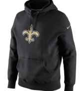 Shout out to your favorite NFL football team with this comfortable New Orleans Saints hoodie from Nike.