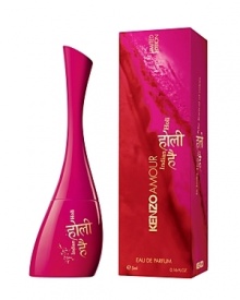 This Eau de Parfum was inspired by the Indian Festival of colors. A musky floral fragrance of rose and red berries adds a joyful twist to the gentle rice, musk, and frangipani blossom notes of Kenzo Amour. Celebrated all over Northern India, Holi heralds the end of winter and the beginning of spring and marks the rekindling of life.