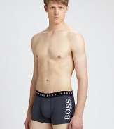 Exceptionally soft, slim-fitting boxer brief, set in lightweight, stretch cotton with signature logo detail.Elastic logo waistband95% cotton/5% elastaneMachine washImported