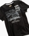 A graphic with the urban edge that only New York City street scene can give: NY Scene tee from Epic Threads